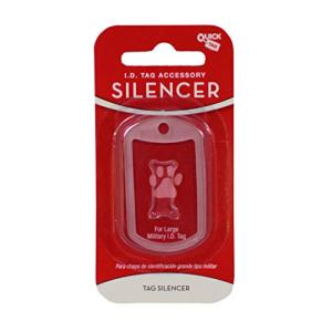 Glow in The Dark Dog Tag Silencers - Large