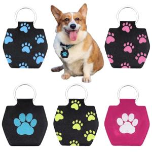Silent Dog Tag Holder Pouch - 5 Pack