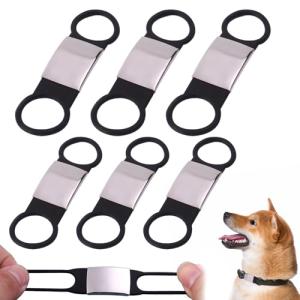 Personalized Silicone Dog Tag Silencers - 6 Pack