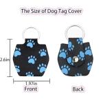 Silent Dog Tag Holder Pouch - 5 Pack