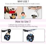 Silent Dog Tag Holder Pouch - 5 Pack