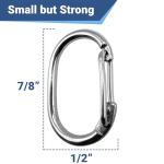 Durable Pet ID Tag Clip for Dogs and Cats