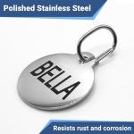 Durable Pet ID Tag Clip - Pack of 2