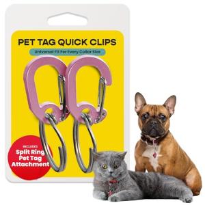 LuckyPet Klippy Pet Tag Quick Clips - 2 Pack