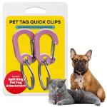 LuckyPet Klippy Pet Tag Quick Clips - 2 Pack