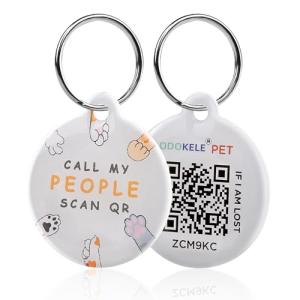 Personalized Cat QR Code ID Tag