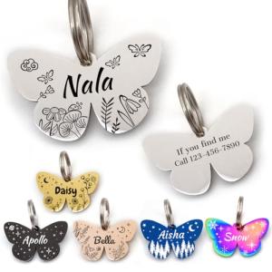 Custom Engraved Stainless Steel Pet ID Tags
