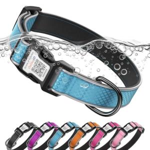 Personalized Reflective Dog Collar with QR Code