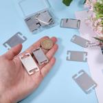 12-Pack Stainless Steel Slide-On Pet ID Tags