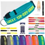 Custom Embroidered Dog Collar with Name & Number