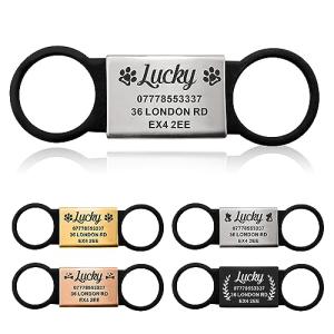 Personalized Silicone Dog and Cat ID Tags