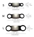 21 Blank Slide-On Silent Pet ID Tags