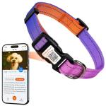 Personalized Reflective Dog Collar with QR Code