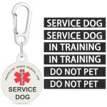 Service Dog Patches and ID Tag Set