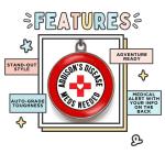Addison's Disease Dog Tag - Custom Info & Alert