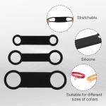 Silicone Dog Tag Holders – 6 Pack Black