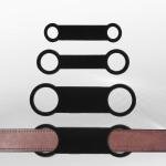 Silicone Dog Tag Holders – 6 Pack Black