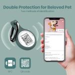 PawView QR Code Pet ID Tag - Green