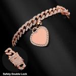 Personalized Gold-Plated Pet ID Collar with Bling