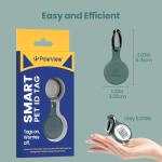 PawView QR Code Pet ID Tag - Green