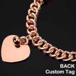 Personalized Gold-Plated Pet ID Collar with Bling