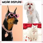 Personalized Gold-Plated Pet ID Collar with Bling