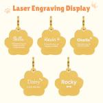 Personalized Engraved Pet ID Tags - 5 Pack