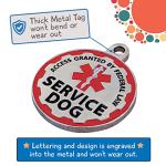 Service Dog Vest with ID Tag and Info Cards