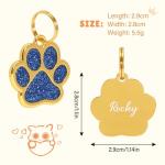 Personalized Engraved Pet ID Tags - 5 Pack
