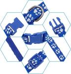 12 Pack Adjustable Puppy ID Collars for Litters