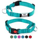 Custom Reflective Martingale Dog Collar with Name