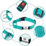 Custom Reflective Martingale Dog Collar with Name