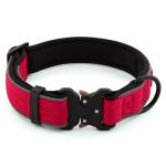 Reflective Adjustable Tactical Dog Collar - Red