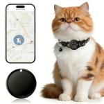 GPS Pet Tracker Collar for Cats - No Monthly Fee