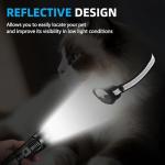 Black Breakaway Cat Collar with Airtag and QR Code