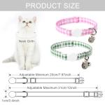 Cute Adjustable Cat Collars with Breakaway Buckles