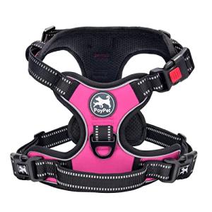 PoyPet No Pull Reflective Dog Harness - Pink