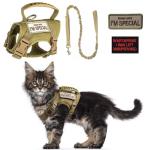Escape-Proof Tactical Cat Harness and Leash Set