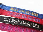 Reflective Personalized Dog Collars with Name
