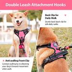 PoyPet No Pull Reflective Dog Harness - Pink