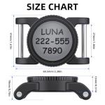 AirTag Pet Collar Holder with Custom ID Tag