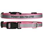 Personalized Reflective Dog Collar for Small Dogs