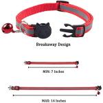 Reflective Breakaway Nylon Cat Collars with Bell
