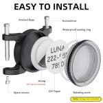 AirTag Pet Collar Holder with Custom ID Tag