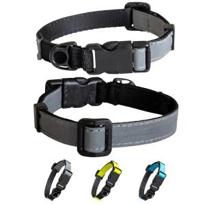 Reflective Stretch Cat Collar with ID and Bell