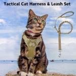 Escape-Proof Tactical Cat Harness and Leash Set
