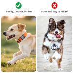 AirTag Pet Collar Holder with Custom ID Tag