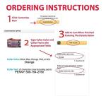 Personalized Reflective Dog Collar for Small Dogs