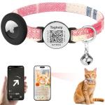 Breakaway Cat Collar with QR Code & AirTag