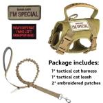 Escape-Proof Tactical Cat Harness and Leash Set